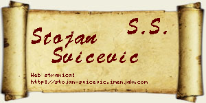Stojan Svičević vizit kartica
